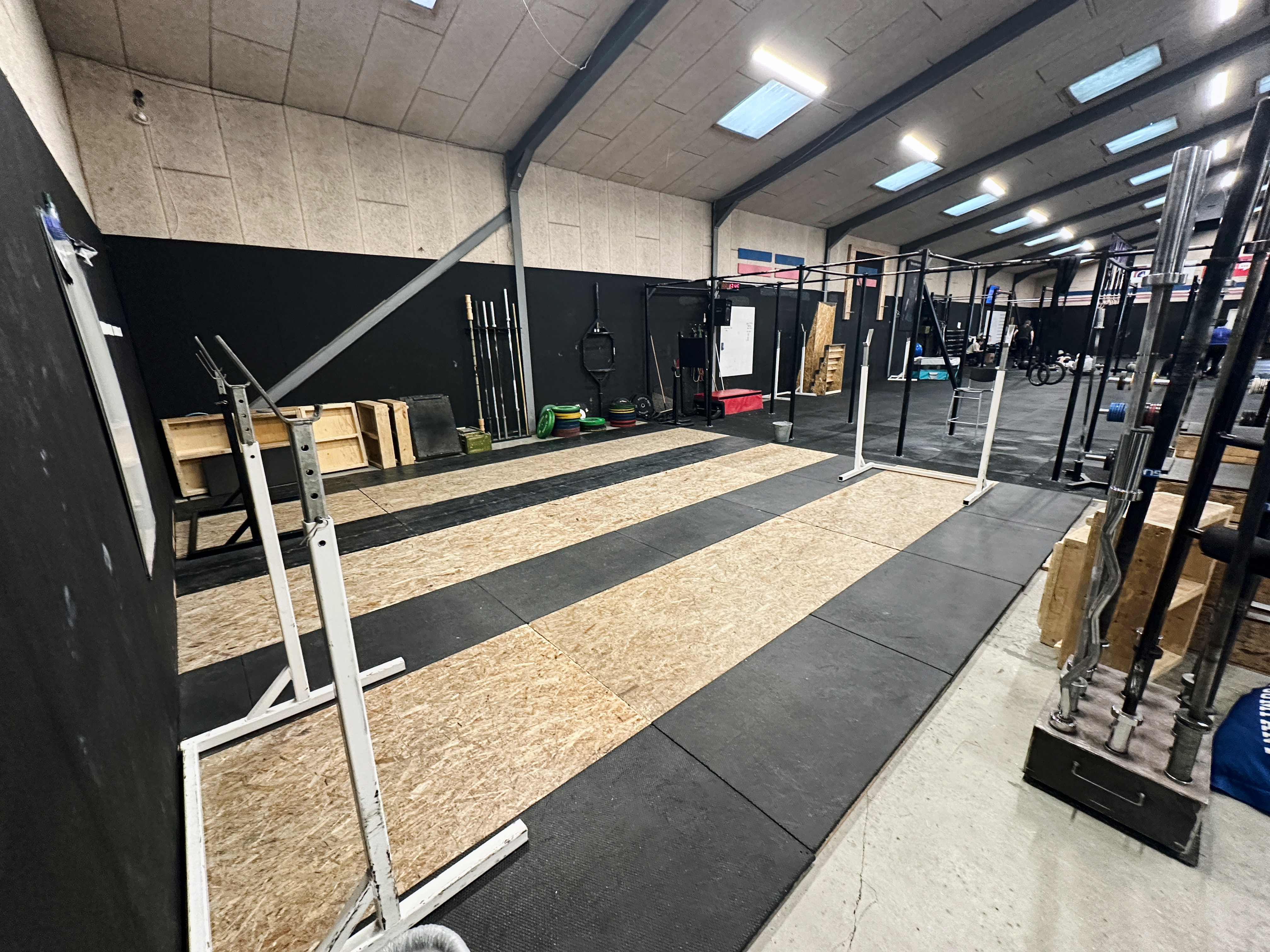 Løfteområde hos Herning Boxen